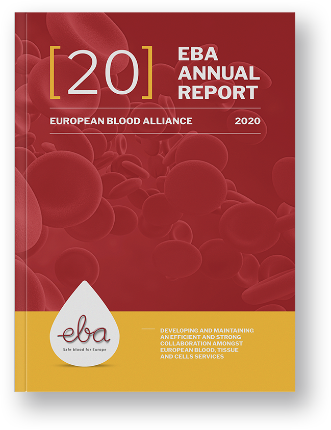 Lazarus Kreativ European blood alliance Print layout annual report design
